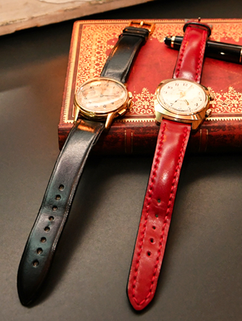 腕時計の革ベルト