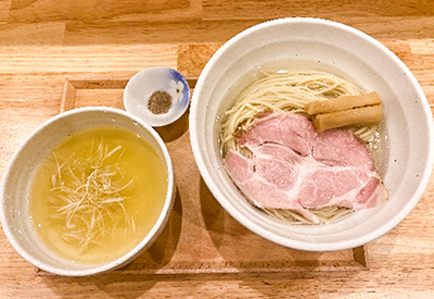 昆布水淡麗塩つけ麺