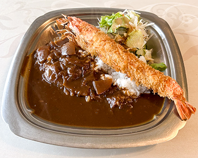 海老フライカレー