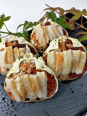 いいとこ取りセイコガニ甲羅盛り