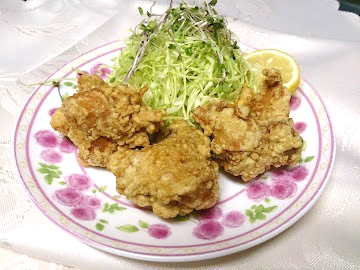 大ぶりの唐揚げ