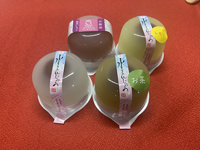 4種の水まんじゅう