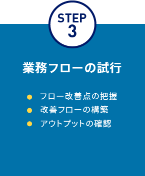 STEP3 業務フローの試行